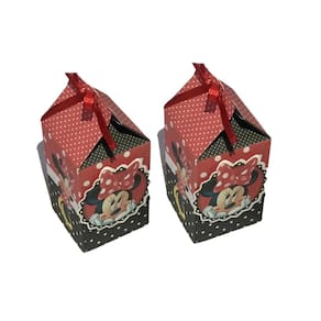 Kit 10 Caixinhas Milk Lembrancinhas Minnie Decoração Festa