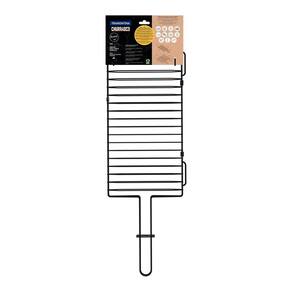 Grelha Churrasqueira Dupla Travas de Fechamento 22,10X72,50cm Black Tramontina