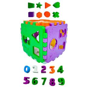 Brinquedo Didático Educativo Com Encaixes De Blocos Bebes