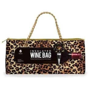 Bolsa Térmica Para Transporte de Vinhos Wild Eye Designs até 1 Garrafa, Marrom