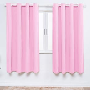 Cortina Para Varão Dois Metros Rosa Quarto Infantil