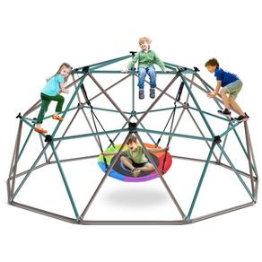 Balanço de Cúpula para Escalada de 3 metros Hapfan com Balanço de Pires, Ginásio Infantil para Área Externa, Montagem Fácil, Resistente