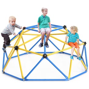 GIKPAL Climbing Dome: Estrutura Geométrica Atualizada com Pegada de Escalada para Crianças, Equipamento de Diversão Interna e Externa,
