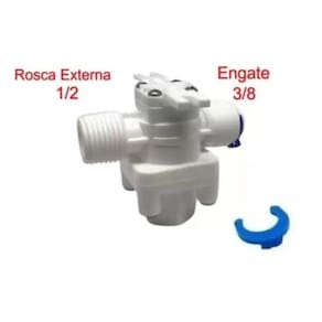 Válvula Reguladora Pressão Rosca 1/2 X Engate Mangueira 3/8 -