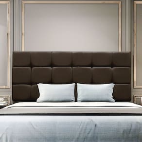 Cabeceira Estofada Cama Box Casal 160 cm Gabriela Suede