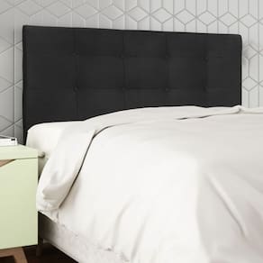 Cabeceira Estofada Cama Box Casal 140 cm Cancún Suede