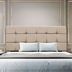 Cabeceira Estofada Cama Box Casal 140 cm Gabriela Suede