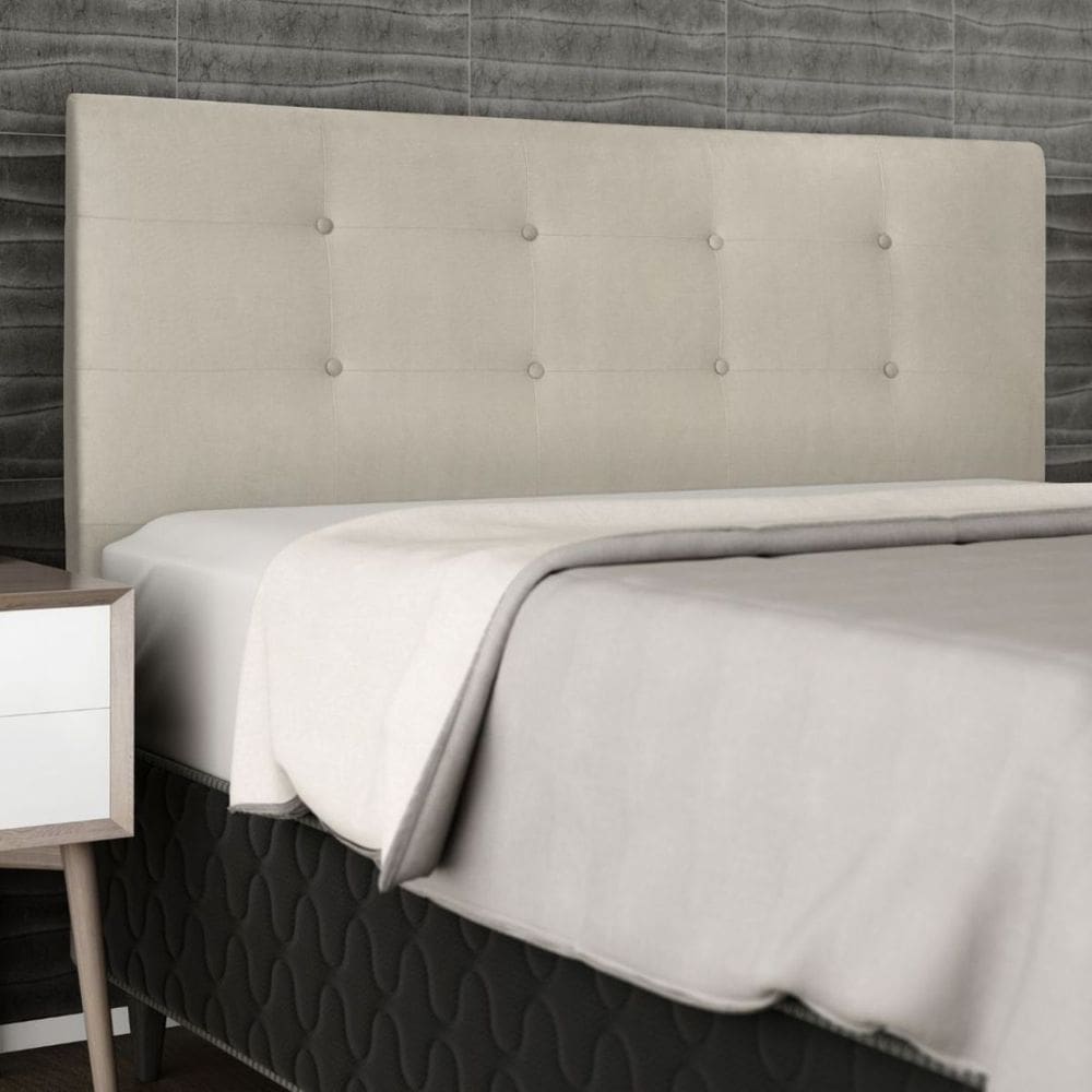 Cabeceira Estofada Cama King 195 cm Cancún Suede
