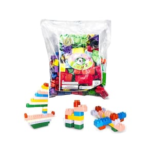Blocos De Montar Infantil Brinquedo Educativo Kit 120 Peças