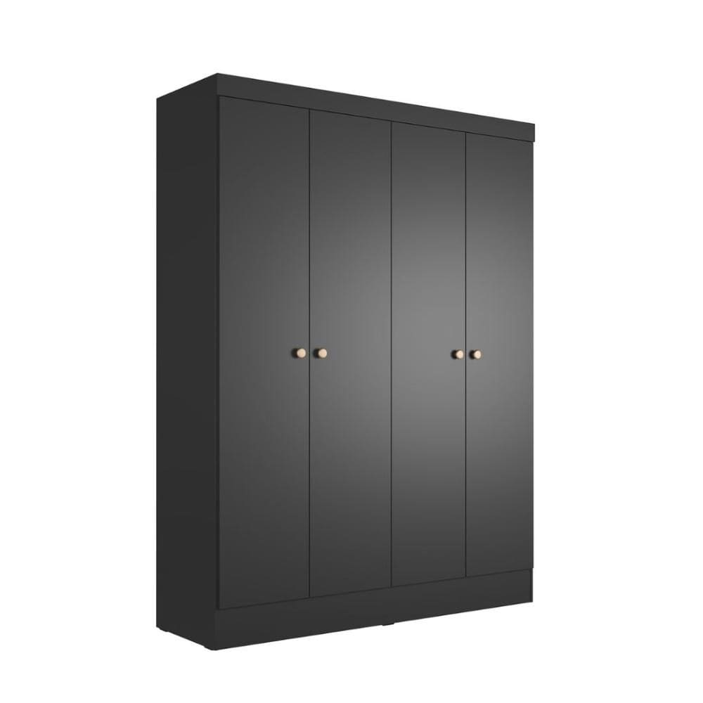 Guarda-Roupa 4 Portas Renzo Casal 5 Nichos Quarto