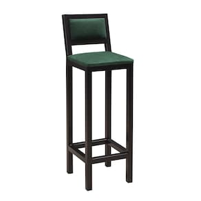 Banqueta Alta Estilo Industrial Assento Estofado Florença