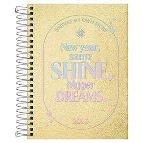 Agenda Diária 2026 Esp M4 Cambridge Shine Dourado Tilibra