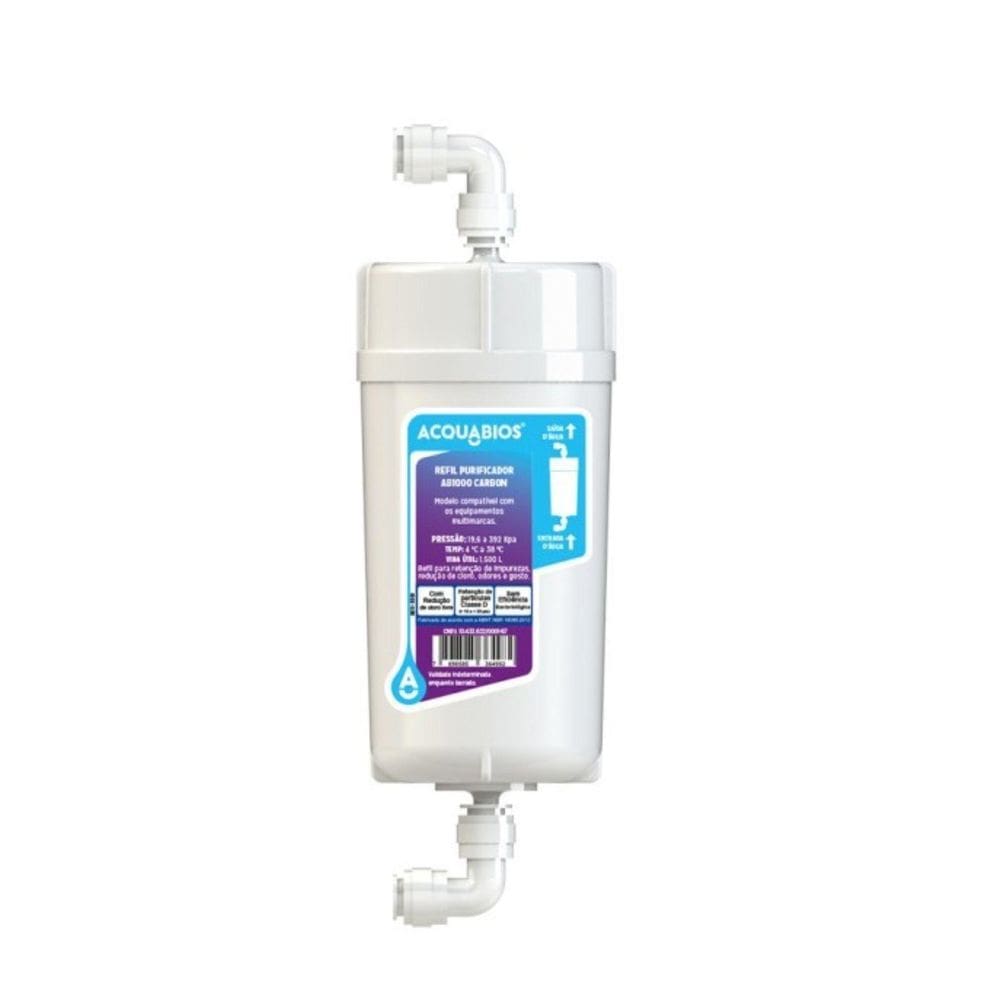 Refil Ab 1000 Carbon Acquabios Compativel Líder Toplife