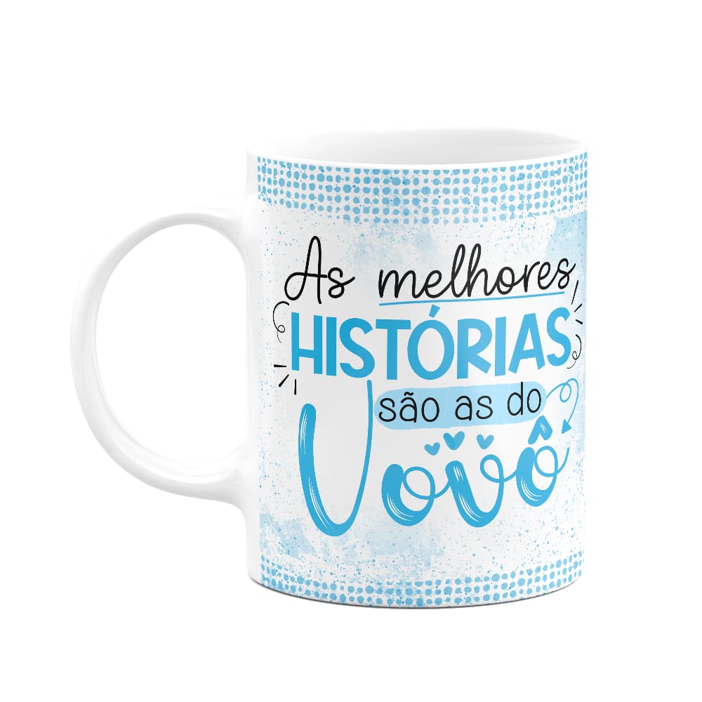 Caneca de Avós - As melhores histórias são as do vovô