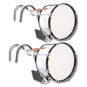 Kit 2 Bumbo 18 X 12 + 20 X 12 Marching Band Carrier Dreamer