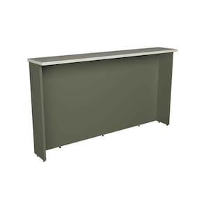 Bancada Ilha Cozinha PH 3069 Ten 200cm Verde/Cinza Argila - Herval