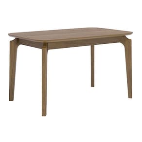 Mesa de Sala Jantar Ficus Natuame c/ Tampo Madeirado 130x80cm Carvalho/Cinamomo - Cimol