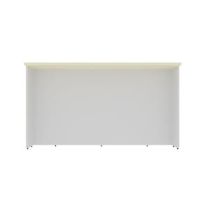 Bancada Ilha Cozinha PH 3068 Manhattan 120cm Branco/Cinza Argila - Herval