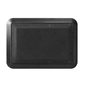 Arandela Retangular Fiamon 6&Quot; + Tw 50Rms 8R Preta