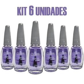 Kit 6Un Esmalte Cobertura Intensificadora Colorama 8Ml
