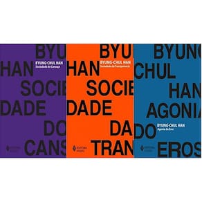 Kit 3 Livros Byung-Chul Han Sociedade Do Cansaço + Sociedade