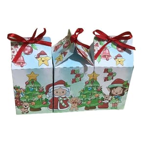 Kit 10 Caixinhas Milk Lembrancinhas Natalinas e Ano Novo, Presente e Mimo para clientes funcionários e famílias