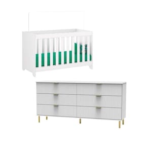 Berço Multifuncional 3x1 + Cômoda Ditália Bbi-51 -240