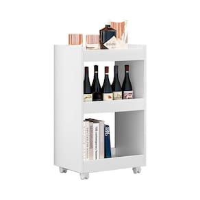 Balcão Para Organizar Multiuso Modelo Jade Para Casa Branco