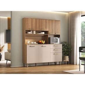 Kit Cozinha Luciane 10 Portas 4 Gavetas Sem Tampo Zurich