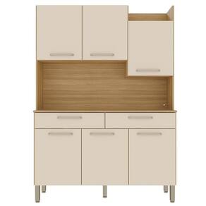 Kit Cozinha 6p 2g 132 Cm Modena Freijo Soft Ktp Freijo Soft