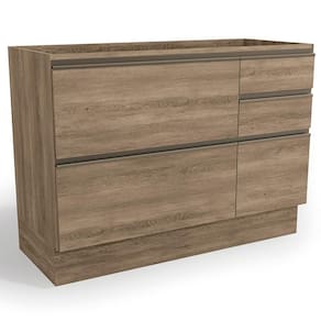 Balcao Pia Sem Tampo 120Cm Maxxi G746 Nogal Kappesberg