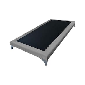 Cama Oriental Premium Solteiro Veludo Cinza
