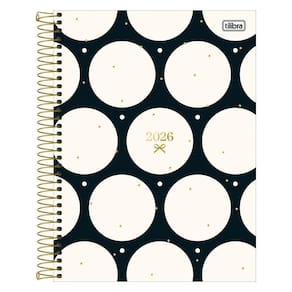 Agenda Diária 2026 Esp M9 West Village Poa Branco Tilibra