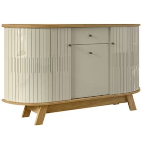 Buffet Aparador 3 Portas 136 cm Monza Cumaru Opala MADETEC