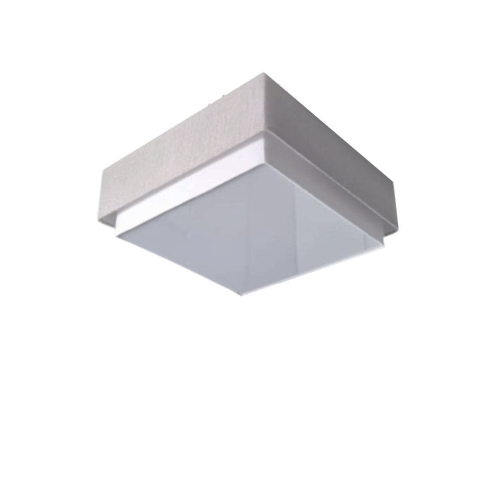 Plafon Quadrado Vivare Md-3089 Cúpula em Tecido 40x40cm - Bivolt