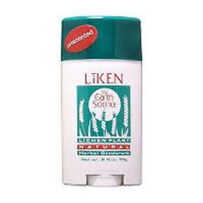 Desodorante l LiKen sem perfume 2,5 onças da Earth Science (pacote com 6)