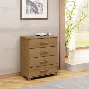 Cômoda 4 Gavetas Linha Ouro Madeira Maciça 2250FN Freijó Finestra
