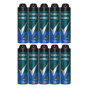 Kit 10 Desodorante Rexona Men Active Dry Aerosol Antitranspirante 72h 150ml