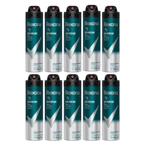 Kit 10 Desodorante Rexona Men Sem Perfume Aerosol Antitranspirante 48h 150ml