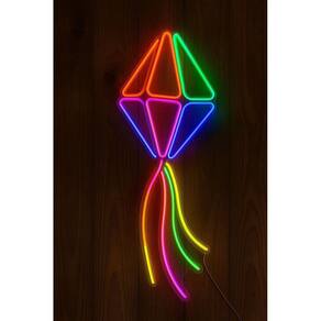 Balão De Festa Junina Em Led Neon 78X32 Decoração Tam G