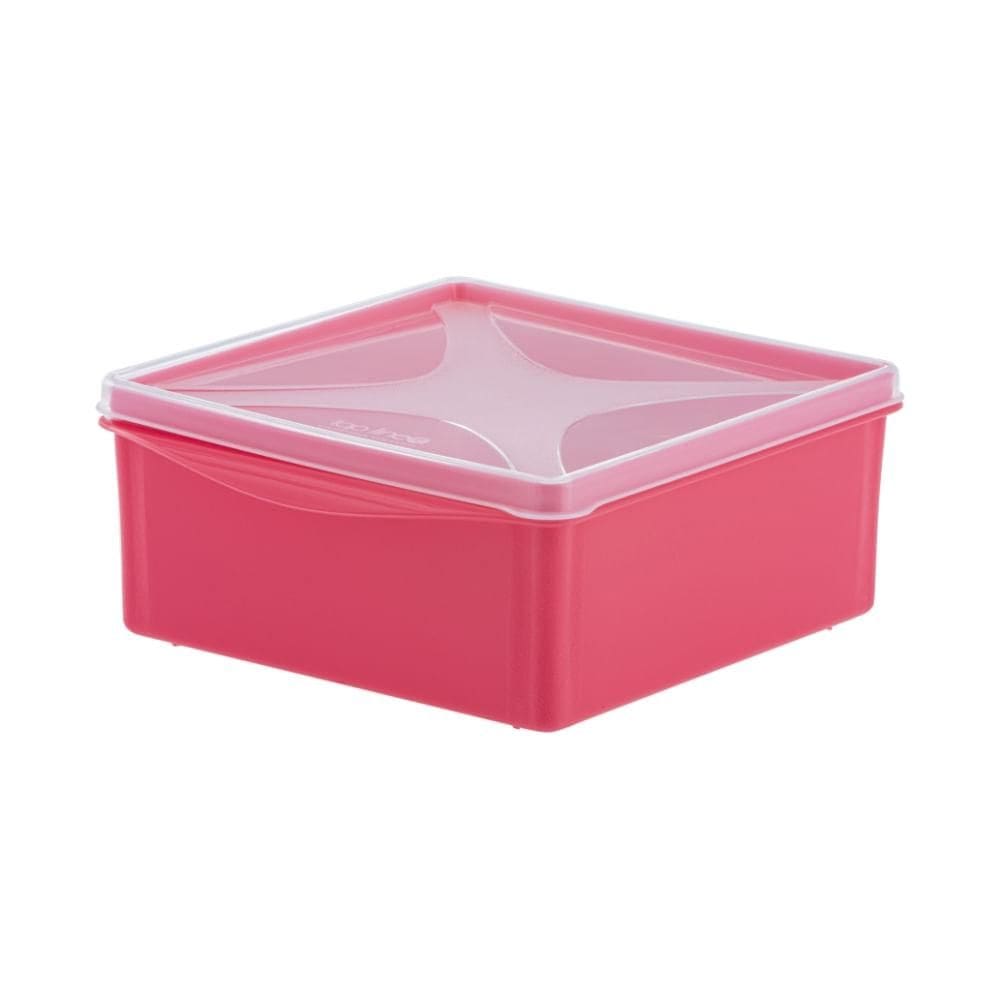 Organizador Multiúso Quadrado 260ML Vermelho - Top Line