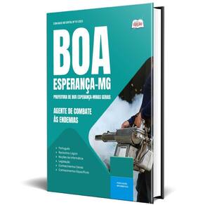 Apostila Prefeitura Boa Esperança Mg 2025 Agente Combate