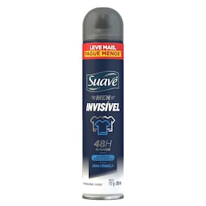 Desodorante Aerosol Suave Invisível 48 Horas de Proteção 200ml