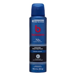 Desodorante Bozzano Aerosol Power Protection Carvão Ativado Antitranspirante 72h 150ml