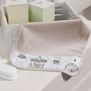 Kit Toalhinha De Boca Com 03 Peças Tecebem Baby Malha 100% Algodão Jean Trigo