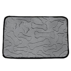 Tapete Pet Buettner Para Comedouro Pet 30cm X 40cm Cinza