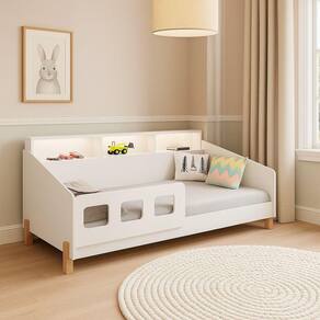 Cama Juvenil Com Grade Mavi – Estilo Montessoriano Com Colchão