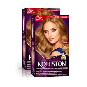Kit 2 Tintura Creme Koleston Wella Louro Avelã 73
