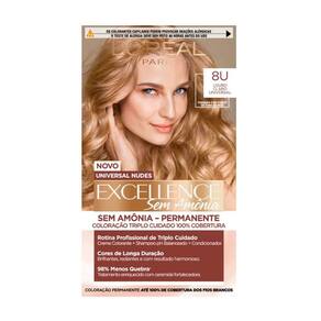 Tintura Universal Nudes Excellence L`oréal Paris 8U Louro Claro Universal
