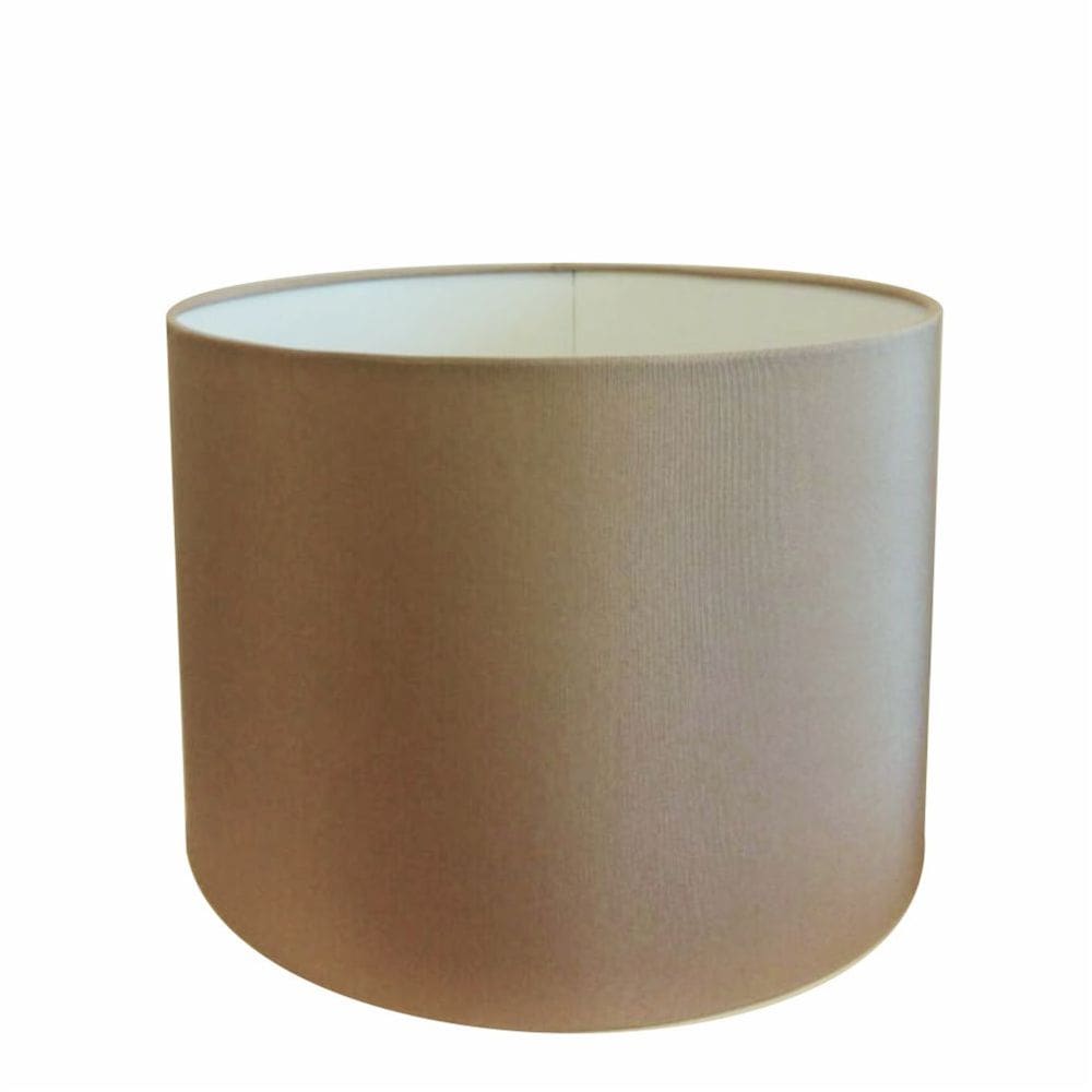 Cúpula em Tecido Cilindrica Abajur Luminária Cp-4099 40x25cm Palha